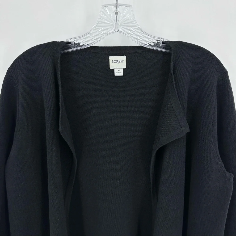 J. Crew Vanessa Knit Blazer Cardigan Black Size S